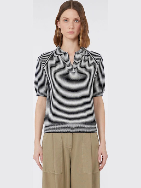 Women's Polo Blouse Blue
