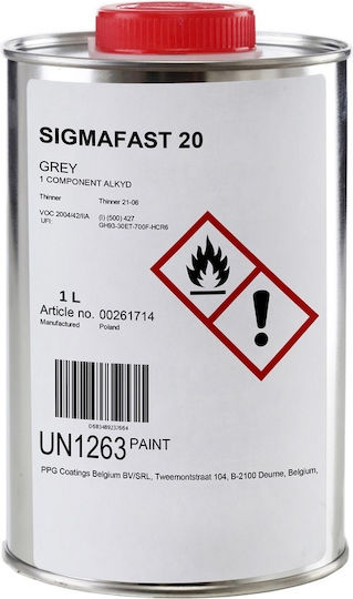 Sigmafast 20 Vopsea Anticorozivă Rugină 1l Ral 9005