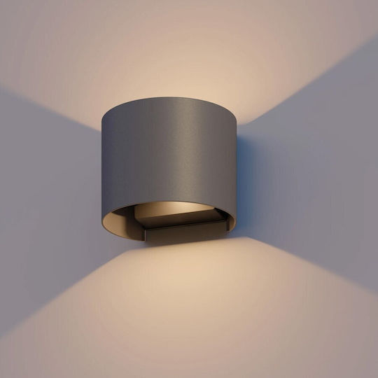 Calex Lumină de exterior montată pe perete LED IP54 7W cu Alb Cald Lumină