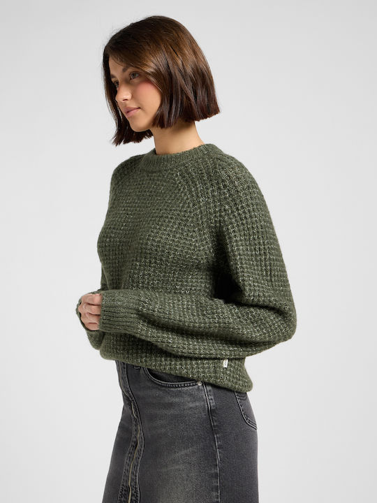 Damen Pullover Olive Gray, Khaki