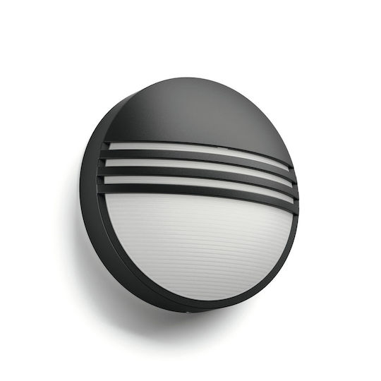 Philips Wandmontierte Schottwand Außenbeleuchtung LED IP44 6W mit Warmweißem Licht