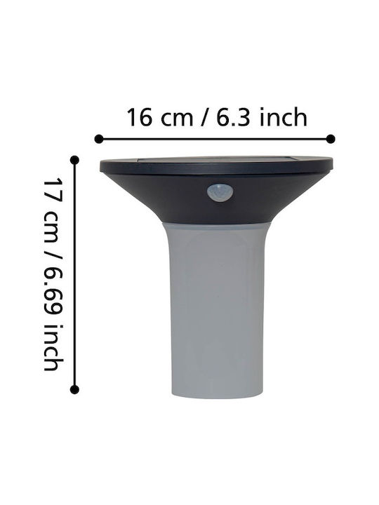 Eglo Corbezzola Стенен Външен Плафон LED IP44 с Топло бяло Светлина 16x16εκ.