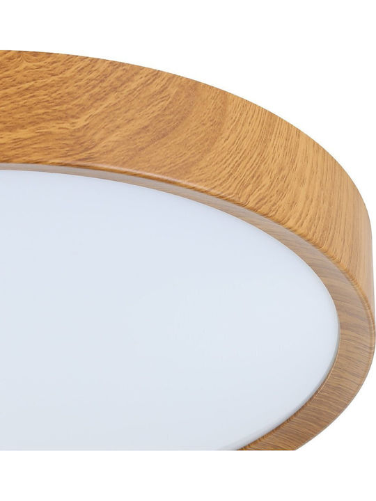 Eglo Στρογγυλό Εξωτερικό LED Panel 16.8W με Θερμό Λευκό Φως 3000K 34εκ.