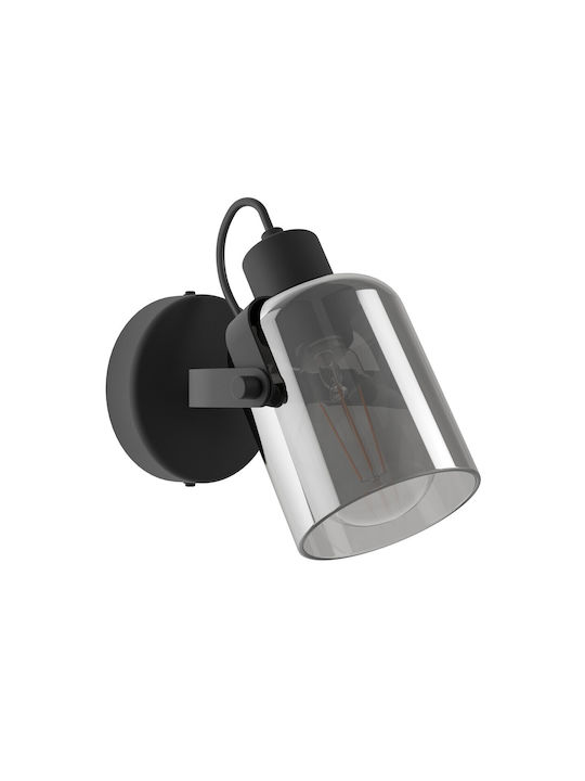 Eglo Berregas Single Spot with Socket E27 in Silver Color