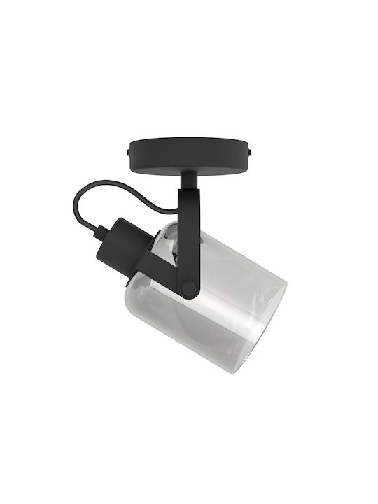 Eglo Berregas Single Spot with Socket E27 in Silver Color