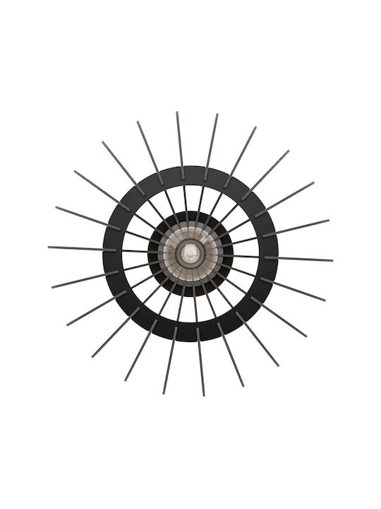 Eglo Cossano 3 Ceiling Mount Light Black with Socket E27