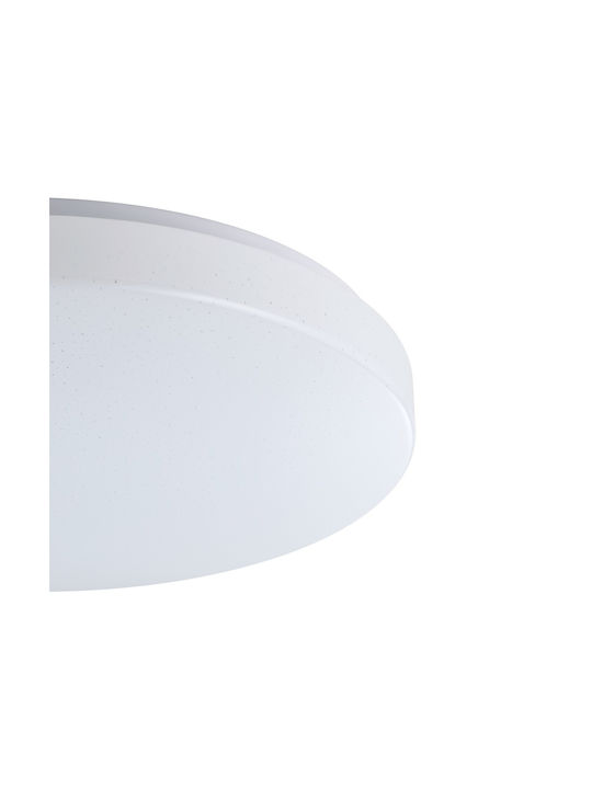 Eglo Totari-z Smart Ceiling Mount Light 38cm White with Integrated LED and Remote Control