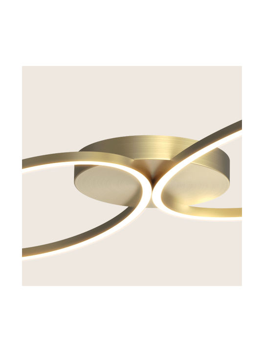 Zambelis Lights Deckenleuchte Gold mit Integrierter LED