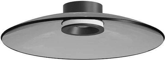 Zambelis Lights 50cm Black Ceiling Light with Integrated LED