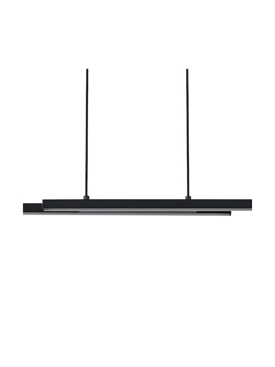 Eglo Fraioli Z Lustră Negru Calea ferată 105.5cm.