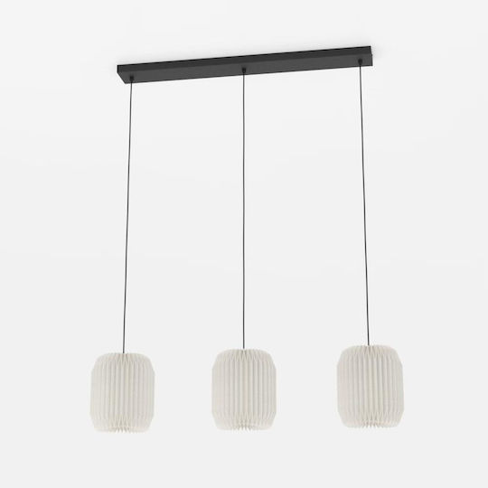 Eglo Lumini Suspendate Negru Cu Bază De Bec E27 88x18x110cm