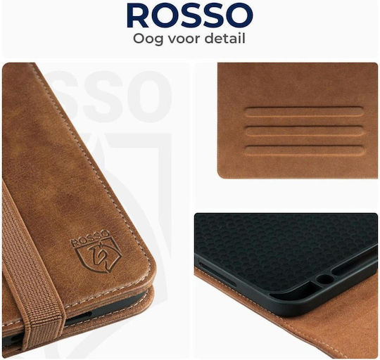 Rosso Flip Cover Καφέ (Samsung Galaxy Tab S10 FE Plus X620 / X626B)