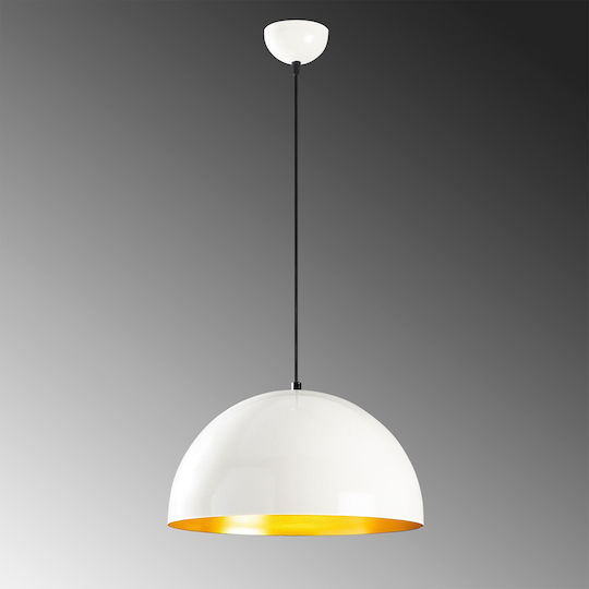 Opviq Berceste Pendant Light White with Socket E27 40x40x116cm