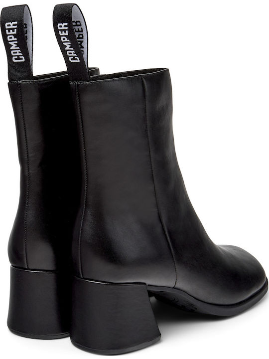 Leather Women's Ankle Boots Black