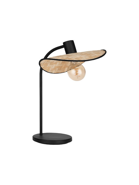 Eglo Table Lamp with Black Shade and Base