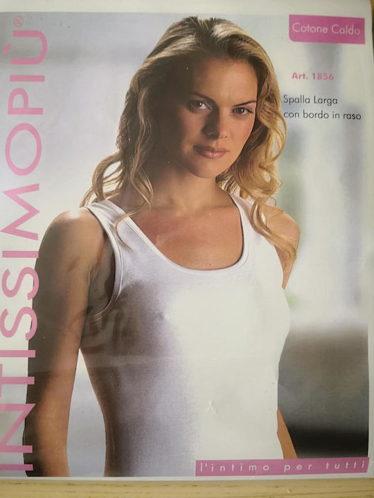 Intissimopiu Women's Sleeveless T-Shirt Black, White