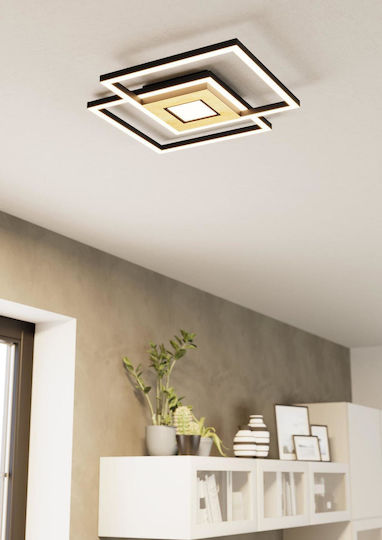 Eglo Marinello Ceiling Mount Light 48.5cm Brown