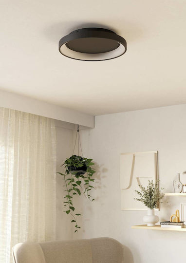 Eglo 35cm Black Ceiling Light
