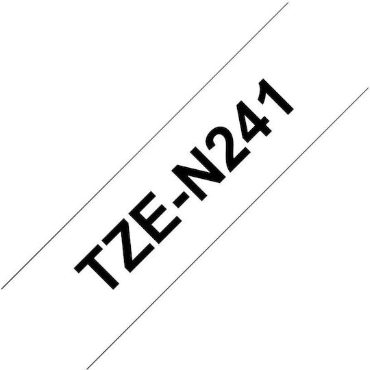 Brother Tze-n241 Etikettenband in Schwarz Farbe 1Stück