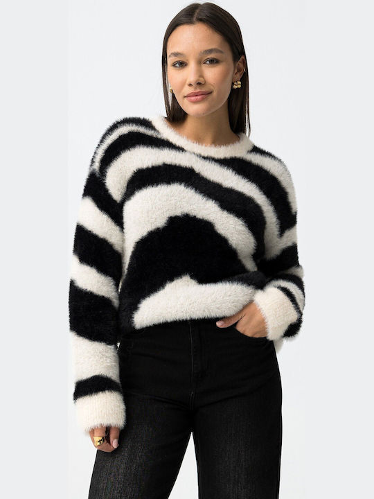 Tiffosi Pullover White-black