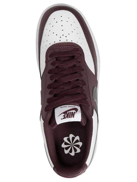 Nike Court Vision Low Sneakers Burgundy