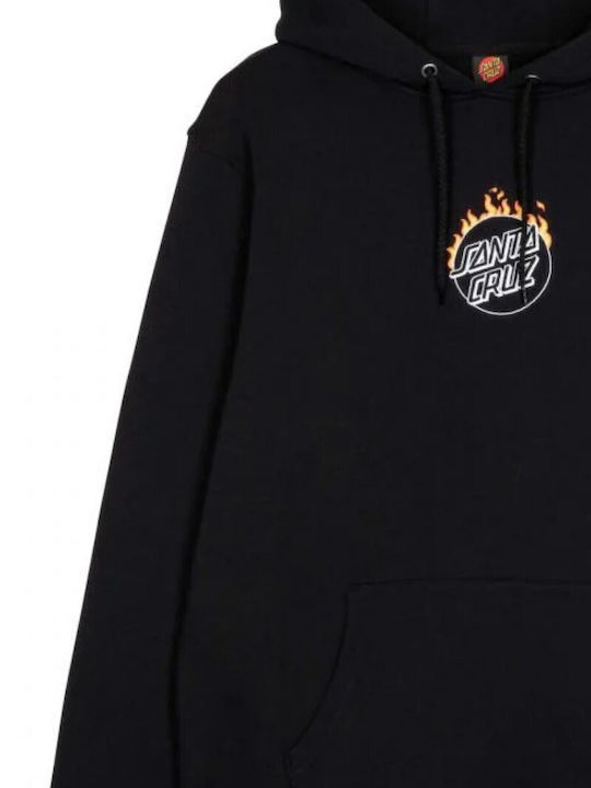 Sweatshirt With Hood Black