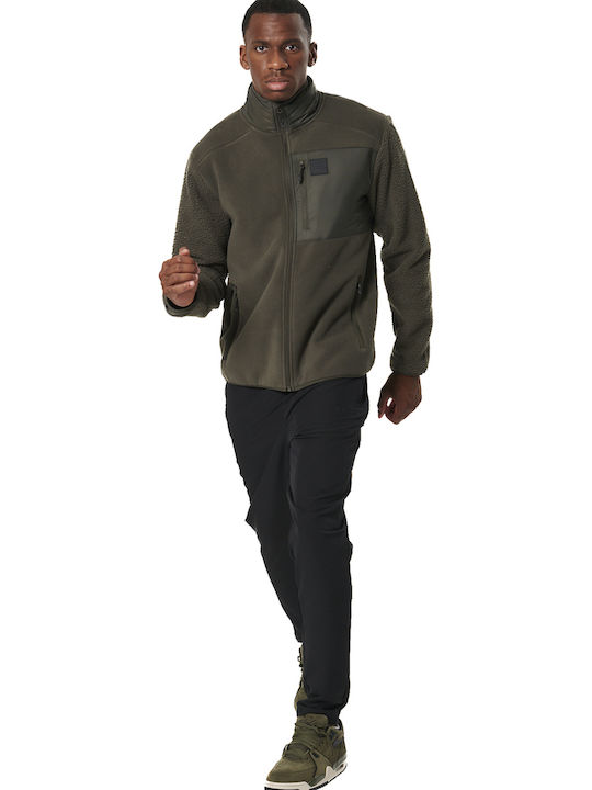 Men's Fleece Jacket Khaki