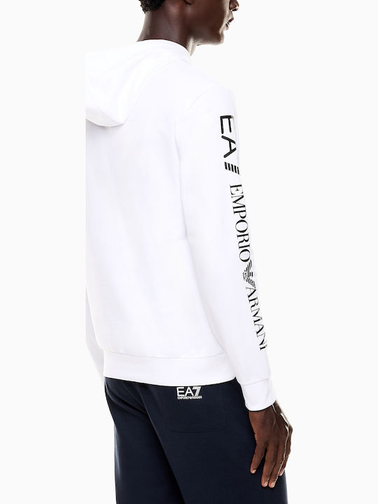 Emporio Armani White/black mit Kapuze