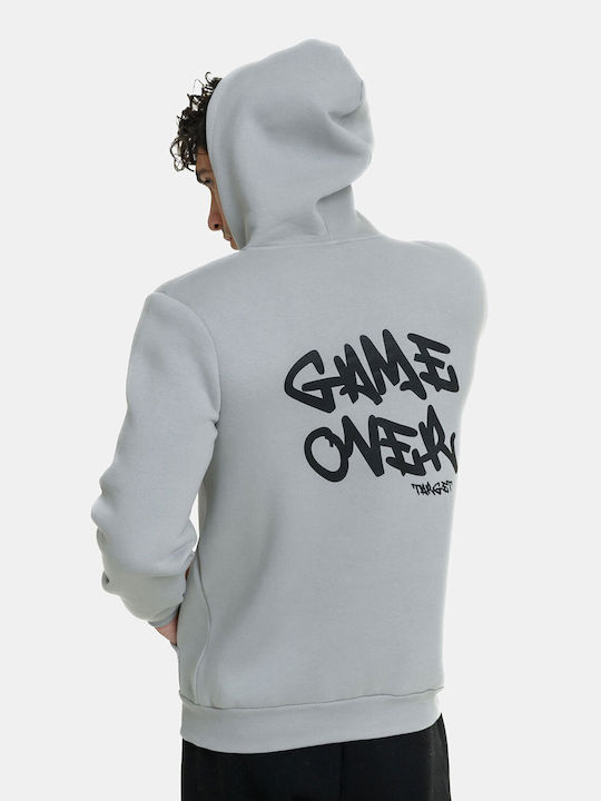 Sweatshirt Für Herren Mit Kapuze Grau