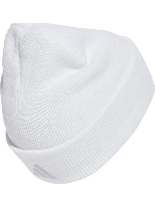 Real Madrid Woolie Cap Beanie Unisex Beanie Knitted in White color