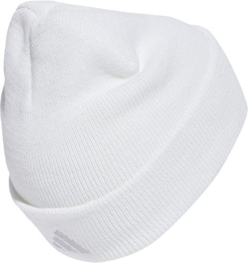 Real Madrid Woolie Cap Beanie Unisex Beanie Gestrickt in Weiß Farbe