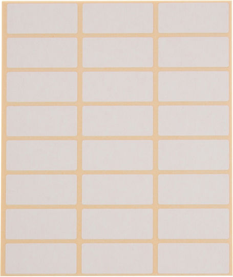 Stef Labels Small Adhesive Labels in White Color 35x15mm