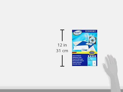 Avery 100 Selbstklebende A4-Etiketten Economy 210x297mm