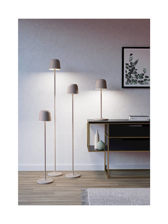 Eglo LED Φωτιστικό Δαπέδου με Θερμό Λευκό Φως 440lm Μπεζ