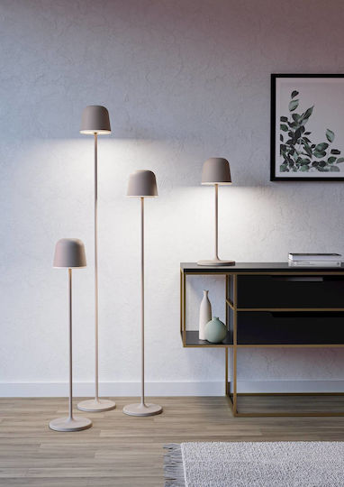Eglo LED Floor Lamp with Warm White Light 440lm Beige