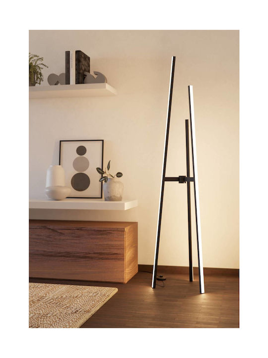 Eglo LED Floor Lamp with Warm White Light 4300lm Black