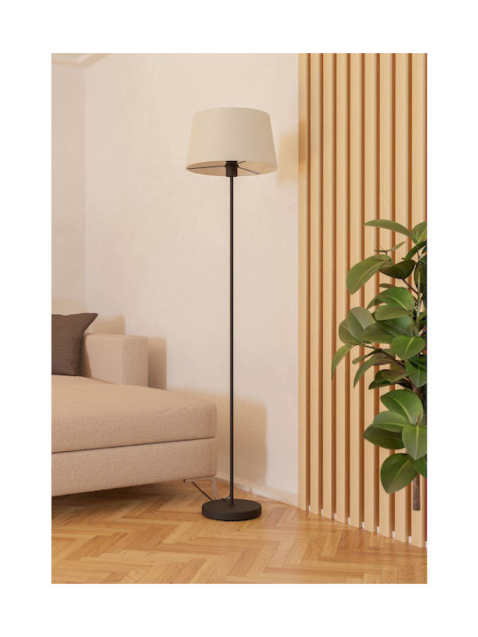 Eglo Stehleuchte H153cm. mit Fassung für Lampe E27 Schwarz