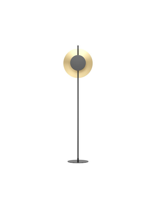 Eglo LED Floor Lamp H150xW38cm. with Warm White Light 1300lm Black