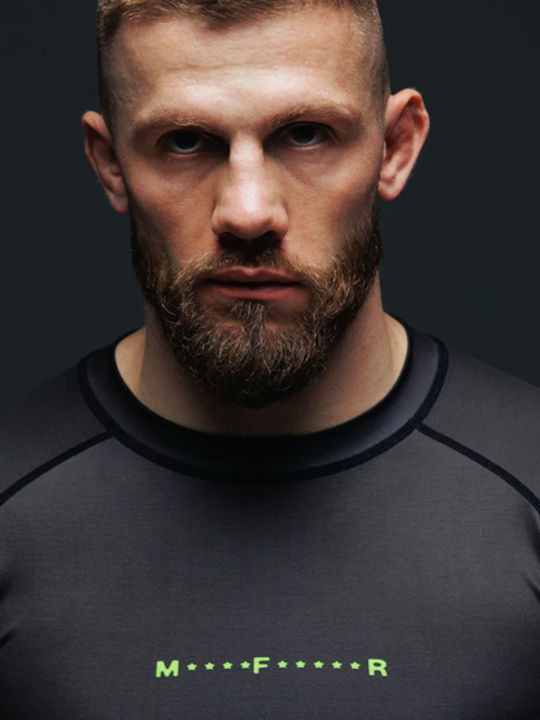 Manto Short Sleeve Shirt MN-R935-BK for Jiu-Jitsu Black