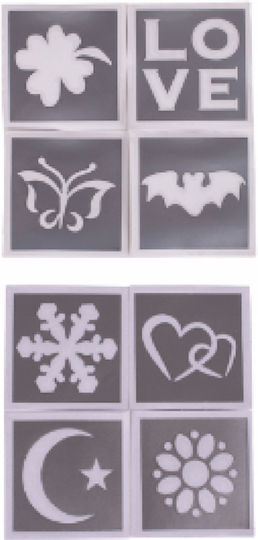 Set 2 În 1 Tatuaje Colorare Păr 25 Bucăți Malplay 109361