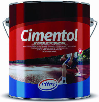 Vitex Cimentol Τσιμεντόχρωμα Ακρυλικό Ανθρακίτης 2.5lt