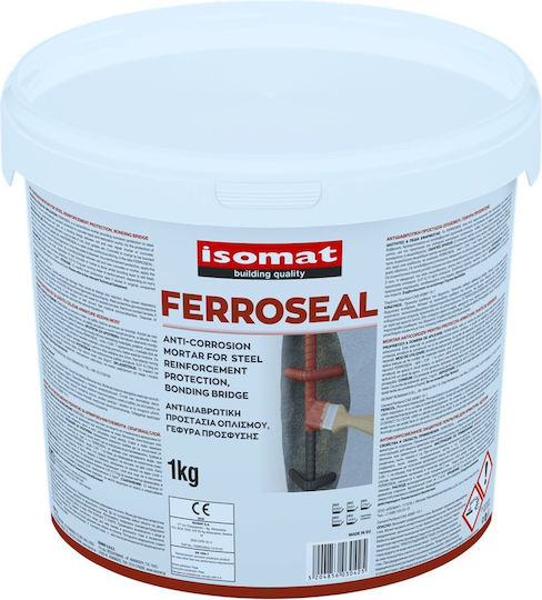 Isomat Ferroseal Αντιδιαβρωτική Προστασία Κεραμιδί 1kg