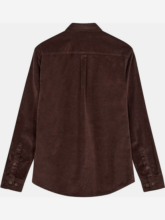 Long-sleeved Corduroy Shirt Mulch