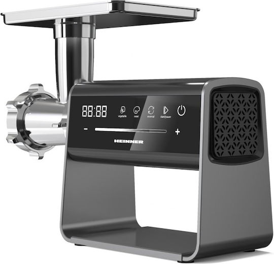 Heinner Exquisiteforce Μηχανή Άλεσης Κιμά 2500W Γκρι