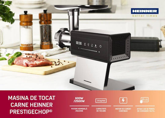 Heinner Prestigechop Fleischwolf 2500W Gray