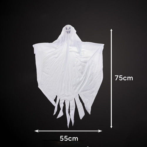 Set 3 Fantome Decorative Halloween Zola 55 X 75 Cm Agățate Albe