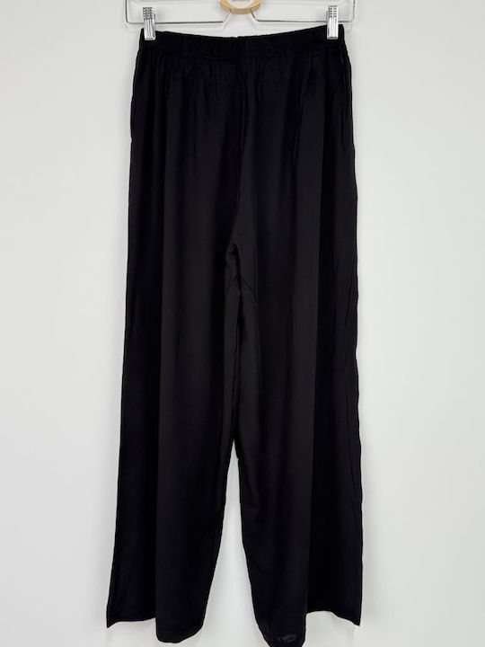Topaki Summer Cotton Women's Pajamas Trousers Black
