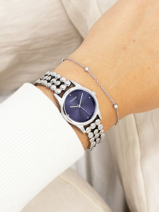 Oozoo Timepieces Ρολόι Μπαταρίας με Μεταλλικό Μπρασελέ