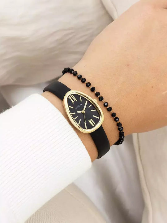 Oozoo Timepieces Ρολόι Μπαταρίας με Δερμάτινο Λουράκι