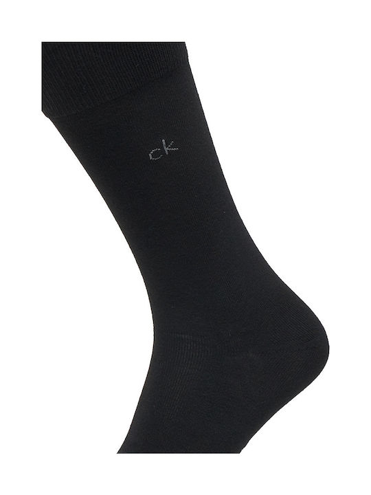 Calvin Klein Ανδρικές Μονόχρωμες Κάλτσες Μαύρες 3Pack